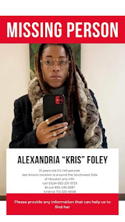 Alexandria Foley Houston TX Missing : Alexandria Foley Missing in Houston, TX: Alex Foley, Also Known as Alexandria Krishna Foley, Last Seen at Off the Record in Houston