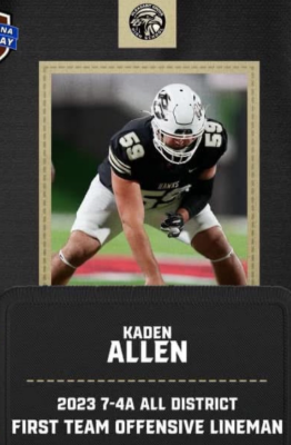Kaden Allen Texarkana Obituary: Hawks Football mourn the unexpected loss of 2023 7-4A All District First Team Offensive Lineman