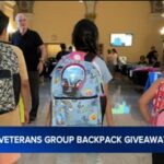 Backpacks, school supplies: Veterans Advocacy Group of America helps LA students get ready for class