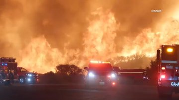 Brush Fire Near 5 Freeway in Gorman Scorches Nearly 400 Acres, Prompts Evacuation Warnings