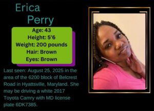 Erica Perry Hyattsville Police: Erica Perry Body Found Amid Search for Missing Woman