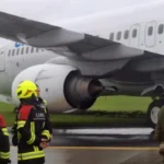 Operations Suspended at Kraków Airport After Aircraft Overruns Runway During Heavy Rain