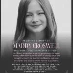 Maddy Croswell Obituary – Remembering Madison “Maddy” Croswell of Williams Lake, BC