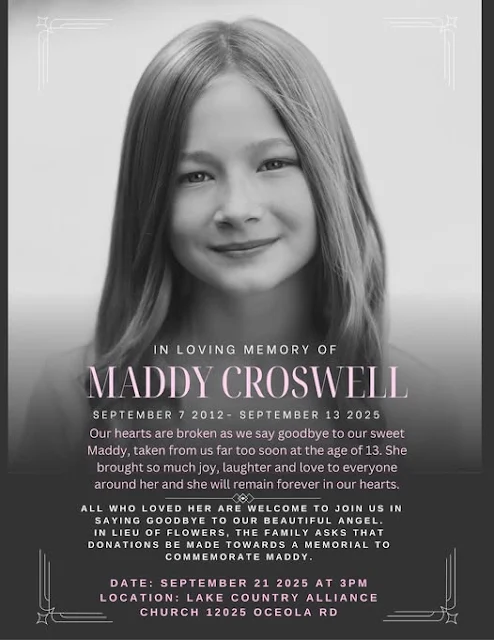 Maddy Croswell Obituary – Remembering Madison “Maddy” Croswell of Williams Lake, BC