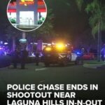 Police chase ends in shootout near Laguna Hills In-N-Out; homicide suspect dead