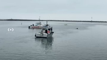 The approximately 50-year-old man was last seen entering the ocean channel, the fire department said. L.A. County lifeguards found him about 30 yards from the channel entrance.