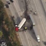 10 Freeway Accident: Multiple Fatalities, Fiery Multi-Vehicle Crash on 10 Freeway in Ontario, CA