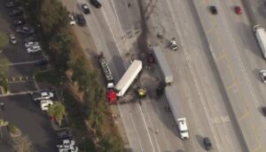 10 Freeway Accident: Multiple Fatalities, Fiery Multi-Vehicle Crash on 10 Freeway in Ontario, CA