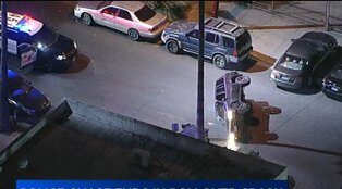 Van Nuys police chase ends in rollover crash