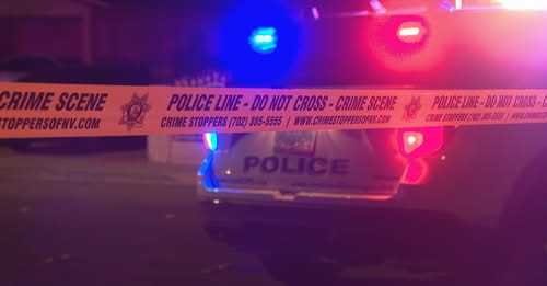 JUST IN: Police are searching for a suspect after a man was discovered fatally shot at an apartment complex in North Las Vegas.