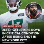 Jets’ Kris Boyd in critical condition after being shot in NYC