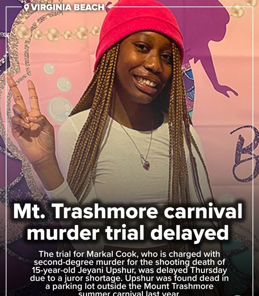 Juror shortage delays trial for man charged with shooting teen at Mount Trashmore Carnival