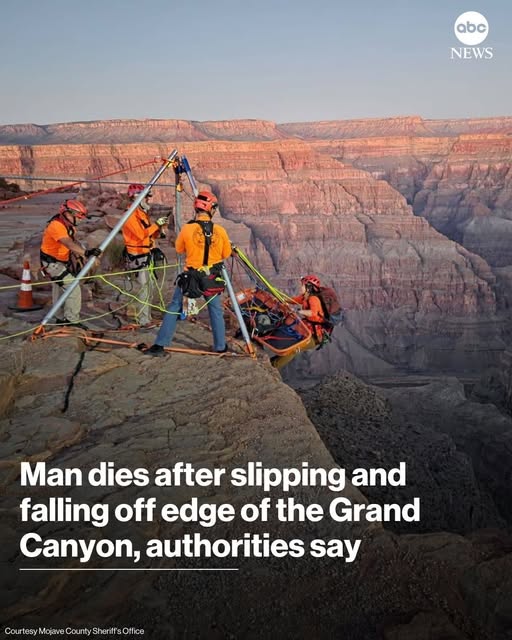 Man dies after slipping and falling off edge of the Grand Canyon: Sheriff’s office