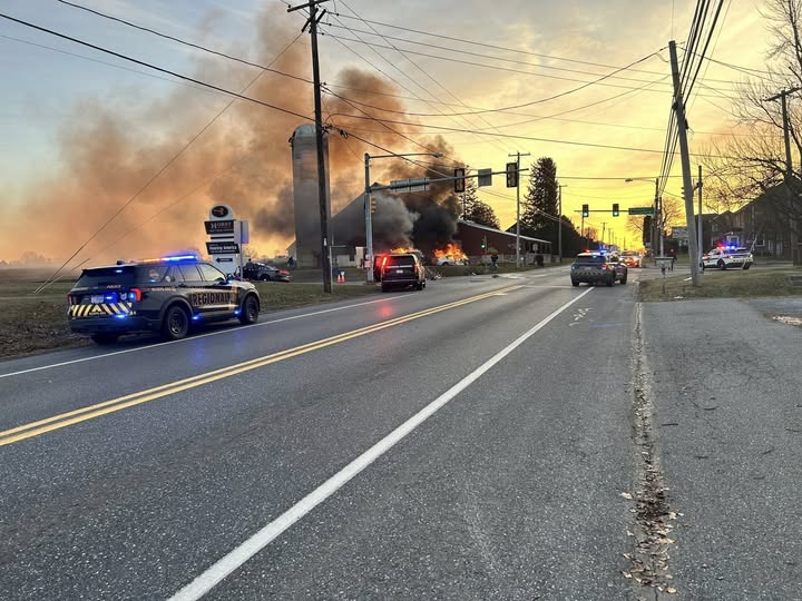 BREAKING NEWS: High-Speed Chase Ends in Fiery Crash at Route 322 and Wood Corner Road