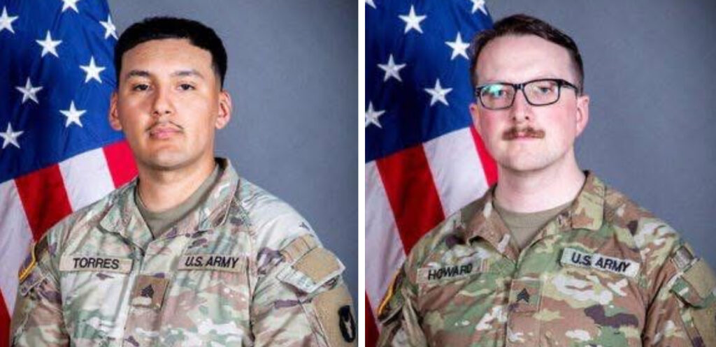 In Loving Memory of Sergeant Edgar Brian Torres and Sergeant William Nathaniel Howard